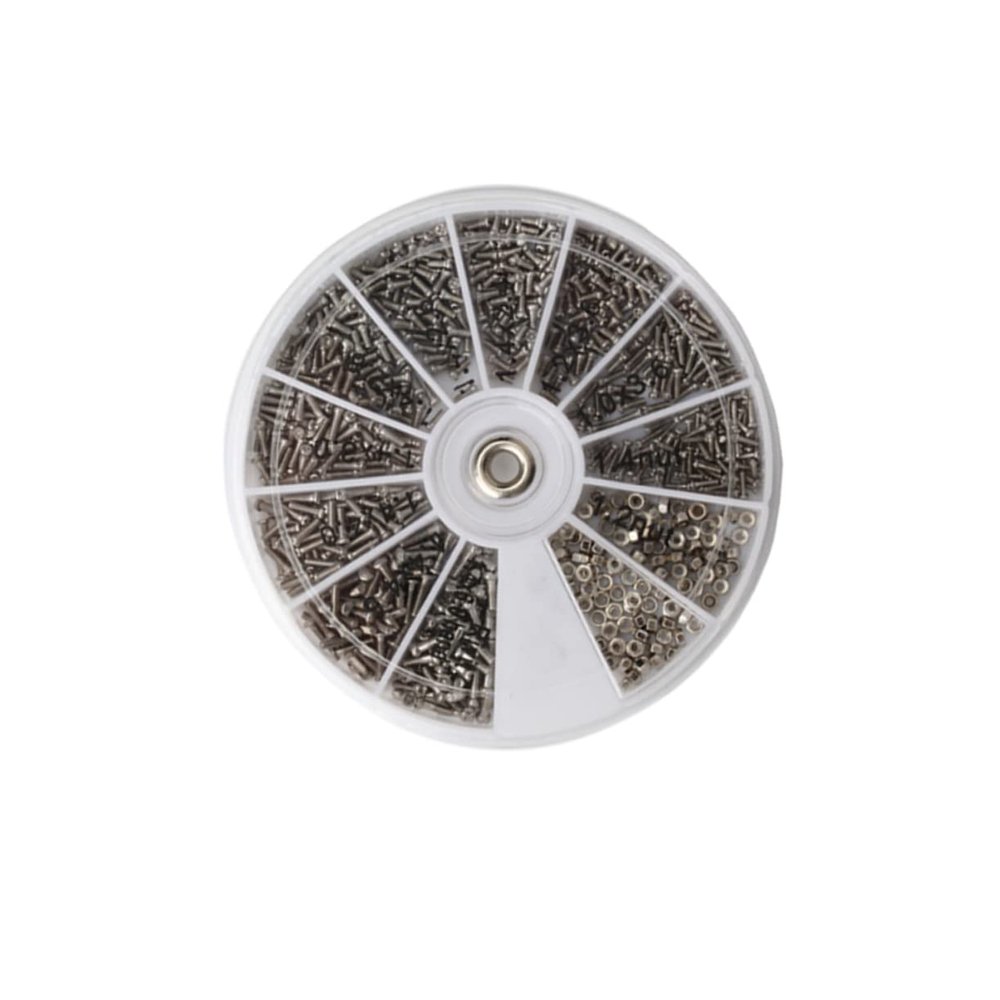 SOESFOUFU 1set Frameless Sunglasses and Eyeglasses Repair Tool Set Watch Screws for Home Repairing and Easy to Use Kit for Fixing Glasses and Watches Compact Storage