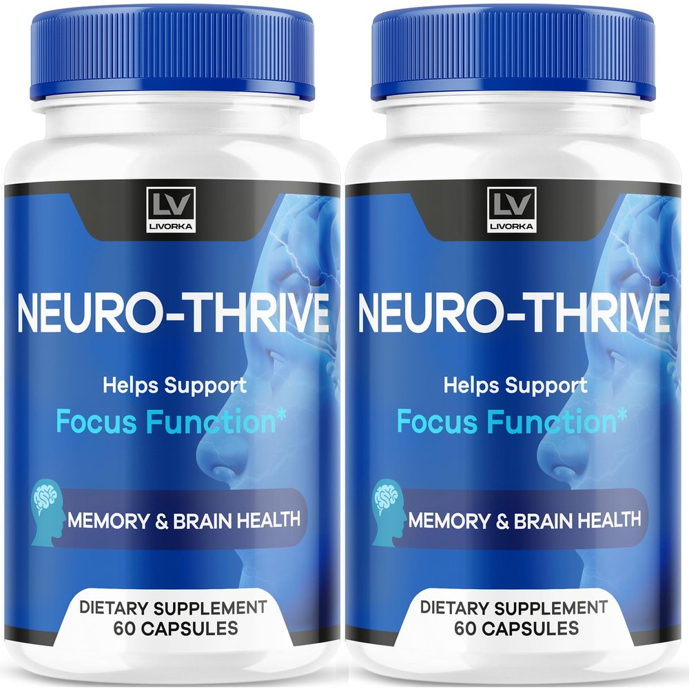 (2 Pack) Neuro Thrive Brain, Official Neuro Thrive Advanced Formula, Neuro Thrive Brain Capsules, Neuro Thrive Cognitive Function, Neuro Thrive Reviews, 120 Capsules for 2 Months