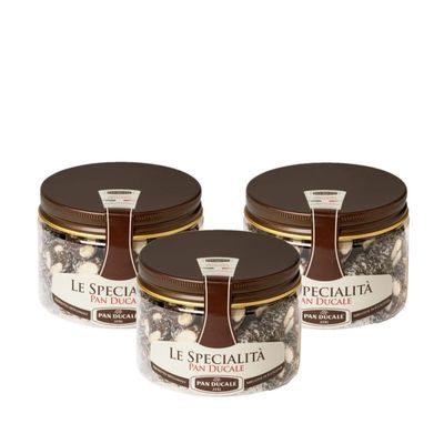 Pan Ducale - Chocolate Salami with Almonds - Traditional Dessert from Abruzzo - 3 x 150 g