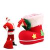 Anneome Unique Christmas Boots Candy Stockings Drawstring for Indoor Decorations view 1