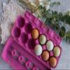 [300 Pack] Pink Tint Colored Blank 12-Egg View Top Paper Pulp Carton view 4