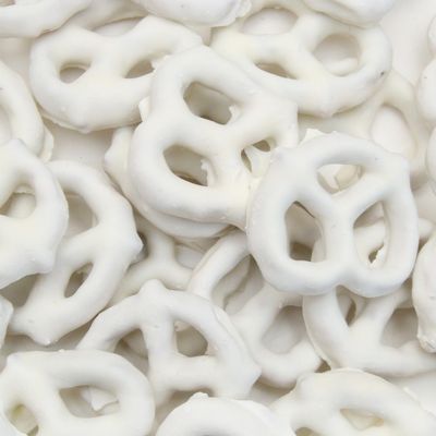 Vanilla Yogurt Pretzels - 5 Pound Bulk Box (8 Packs, 10 Ounces Each)