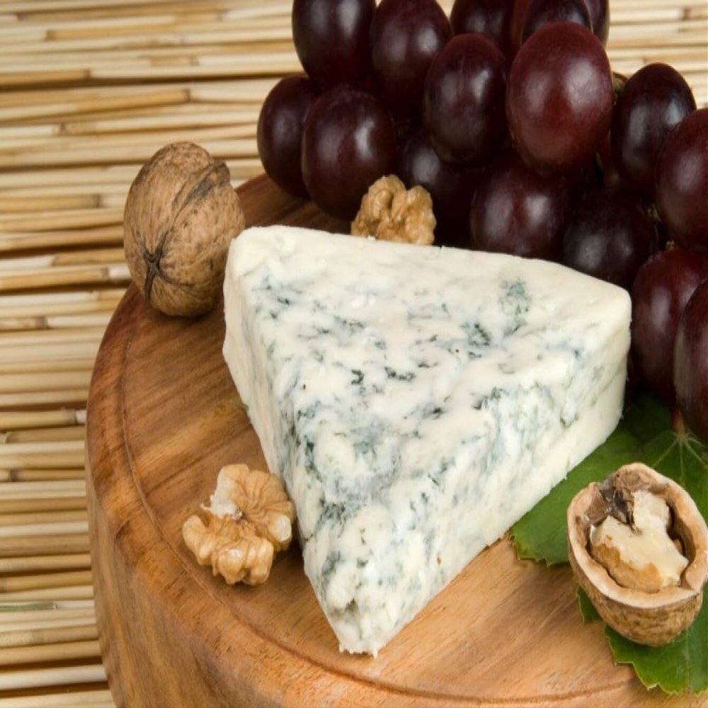 French Roquefort Cheese, 2 Count of 3-Pound Quarter Wheels, Rich & Creamy Blue Cheese, Gourmet Quality, Perfect for Salads & Recipes, 6 lb Case