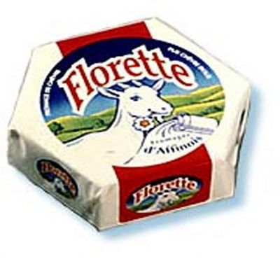 Florette French Goat Brie Cheese  Soft-Ripened Goats Milk Cheese, Pack of 2 (2.5 lbs Each), 10 lb Case  Creamy, Gourmet Cheese for Chefs and Culinary Lovers