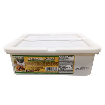 Japanese Calamari Salad (Chuka Ika Sansai), 4 Packs of 4.4 lb, Frozen, Sustainably Sourced, Ready to Serve