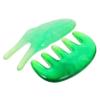 BUTIFULSIC Y-Shaped Scraping Massage Tool Set Scalp Comb Gua Sha Fork for Head Care Blood Circulation and Acupoint Stimulation Comfortable Material Deep Green Color view 1