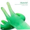 BUTIFULSIC Y-Shaped Scraping Massage Tool Set Scalp Comb Gua Sha Fork for Head Care Blood Circulation and Acupoint Stimulation Comfortable Material Deep Green Color view 4
