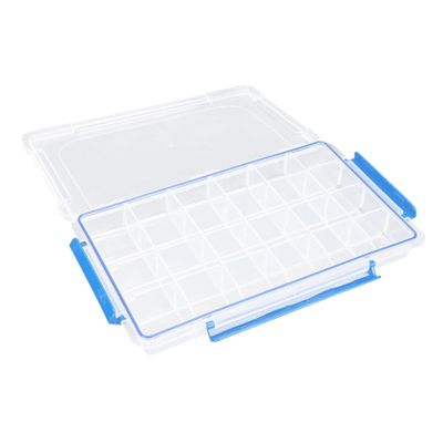 IWOWHERO Space-Saving Medicine Stickers for Pill Box Travel-Friendly Pill Organizer Lightweight Grid Plastic Jewelry Storage Organizer