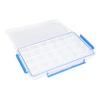 IWOWHERO Space-Saving Medicine Stickers for Pill Box Travel-Friendly Pill Organizer Lightweight Grid Plastic Jewelry Storage Organizer view 1