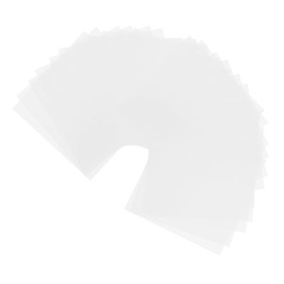 minkissy 100pcs Clear Cellophane Sheets for Wrapping Transparent for Crafts and Treats