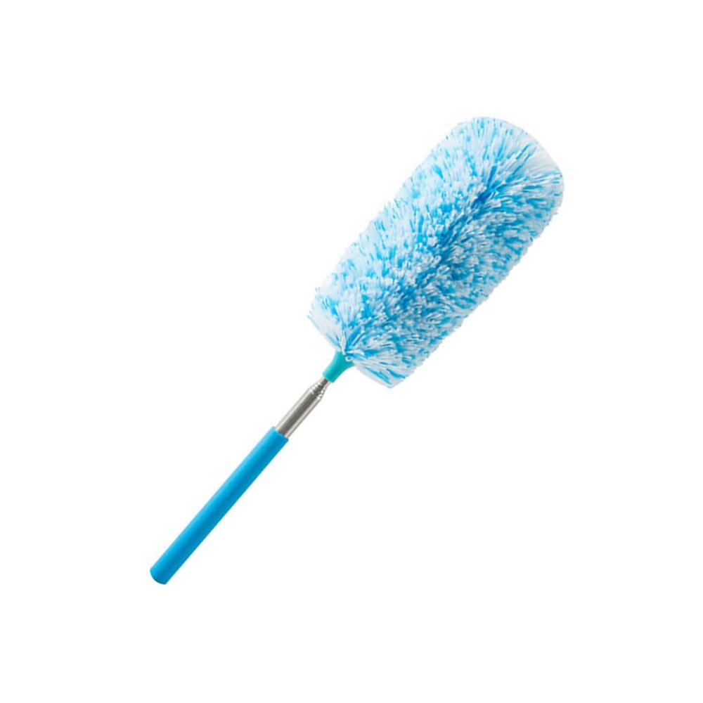 Anneome Dusters for Cleaning Cleaning Duster Extendable Telescopic Handle Washable Home Blue White
