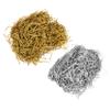 Anneome Shredded Paper Silk Box Filler 2 Pack Bright Gold Silver for Packaging Fillers Wedding Supplies view 1