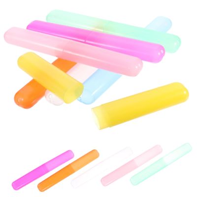 RORPOIR 14pcs Toothbrush Case Set Portable Travel Toothbrush Holders Colorful Candy Matte Finish and Dustproof for Camping Hiking and Daily Use