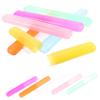 RORPOIR 14pcs Toothbrush Case Set Portable Travel Toothbrush Holders Colorful Candy Matte Finish and Dustproof for Camping Hiking and Daily Use view 1