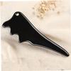 PLAFOPE Elegant Bird Head Scraping Plate Multi-Function Tool Natural Horn Material view 2