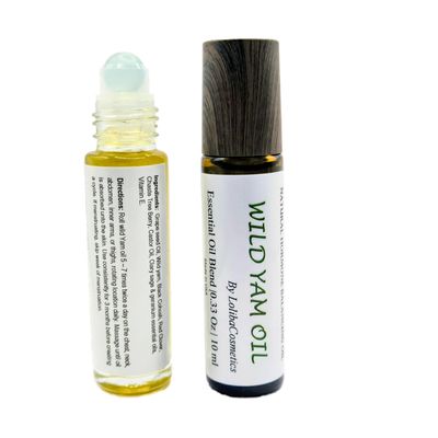 Wild Yam Oil, 10ML Roller Bottle, Wild Yam Cream, Natural Balancing Oil (10 Millimeters, Essential Oils) PMS, HotFlashes