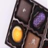 Chocolate Therapy by Sweet Remedies, Assorted Milk and Dark Gourmet Chocolate Collection. Truffle Box, 8 pc. Gift Box for every sweet occasion; Holiday, Birthday, Hostess view 3
