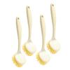 Anneome 4pcs Long Handle Dish Brushes for Kitchen Cleaning Non-Slip Scrubbers for Pots Pans and Dishes Convenient Hanging Storage Household Cleaning Tools view 1