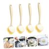 Anneome 4pcs Long Handle Dish Brushes for Kitchen Cleaning Non-Slip Scrubbers for Pots Pans and Dishes Convenient Hanging Storage Household Cleaning Tools view 4
