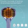 Didiseaon 4 Pcs Soft Bristle Three-Sided Toothbrush 3 Sided Toothbrush for Adult Tooth Cleaning (7.28 Inch) view 4