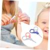2pcs Safety Scissors Set Ergonomic Design Nail Clippers for Newborns Material Safe Tip for Gentle Fingernail and Toenail Care view 2