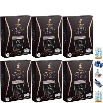 100% Arabica Delicious Good Shape 10 Sachets/Box SSureBlack Coffee Aromatic Rich Intense Fruit Snack Set 6 A124 By Thaigiftshop [Get Free Tomato Facial Mask]