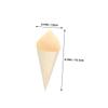 ULTECHNOVO 50pcs Egg Container Waffle for Ice Cream Disposable Food Cones for Parties Catering Restaurants view 2