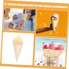 ULTECHNOVO 50pcs Egg Container Waffle for Ice Cream Disposable Food Cones for Parties Catering Restaurants view 3