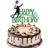 Keoysek Badminton Happy Birthday Cake Topper Sports theme Cake Topper view 1