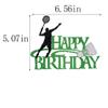 Keoysek Badminton Happy Birthday Cake Topper Sports theme Cake Topper view 4