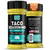 Taco Seasoning Mix Ranch Seasoning Powder - Gluten Free & Low Sodium Mexican Seasonings Blend for Taco Tuesday Night. Ranch Dressing Powder for Fajita & Burrito. Street Tacos Spices Toppings. 4oz view 1