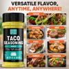 Taco Seasoning Mix Ranch Seasoning Powder - Gluten Free & Low Sodium Mexican Seasonings Blend for Taco Tuesday Night. Ranch Dressing Powder for Fajita & Burrito. Street Tacos Spices Toppings. 4oz view 2