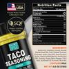 Taco Seasoning Mix Ranch Seasoning Powder - Gluten Free & Low Sodium Mexican Seasonings Blend for Taco Tuesday Night. Ranch Dressing Powder for Fajita & Burrito. Street Tacos Spices Toppings. 4oz view 3