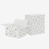 Ucanpack 1/8" Inch Thick Christmas Boxes 9x7x5", Made In USA, 100 Pack Small Cardboard Gift Carton, White X-Mas Forest Theme Holiday Gift Shipping Boxes, Cute Printed Moving Box view 3