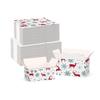 Ucanpack Printed Christmas Corrugated Boxes 100 Pcs, 12x6x4" Inch White Holiday Gift Shipping Box, Reindeer Xmas Theme Packaging Small Business, Small Business Moving Carton view 3