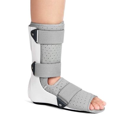 YDBMY Walking Boot Foot Orthosis Adjustable Non-Slip Sole Ankle Joint Brace Fixed Magic Paste Breathable Removable Lining for Sprains Fractures Ankle,Left,L
