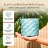 12 - HeyBamboo 100% Bamboo 3-Ply Toilet Paper, Ubleached, Non Toxic, 12 Double Rolls, 360 Sheets, FSC Certified, Soft & Strong, Pack of 12, Plastic-Free view 2