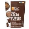 BetterBody Foods Organic Cacao Powder, Unsweetened, Rich Chocolate Flavor, Non-GMO, Gluten-Free, 32 Ounce, 2 lb bag view 1