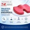 ComfiLife Premium Gel & Memory Foam Seat Cushion Doctor Recommended Office Chair Cushion, Car Seat Cushion Chair Cushions for Back & Sciatica Pain Relief Seat Cushions for Office & Desk (Pink) view 3