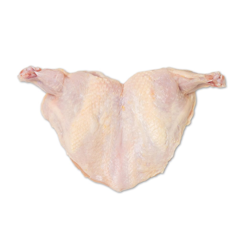 Joyce Farms Naked Double Lobe Airline Chicken, 18-20 Oz Each, 4 Packs of 5 lb, 20 lb Case, Heritage Poultry, Frozen