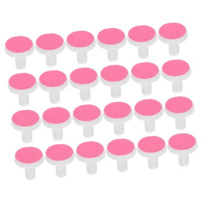 BIUDECO 24pcs Nail Buffing Block Replacement Pads Electric Nail File Pads Plastic and Sandpaper Material