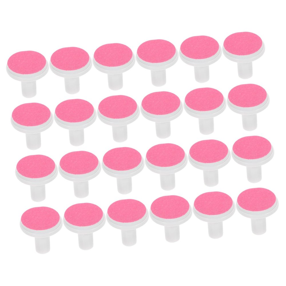 BIUDECO 24pcs Nail Buffing Block Replacement Pads Electric Nail File Pads Plastic and Sandpaper Material