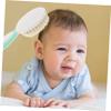 ANDRESLAD 1set Wool Brush Scalp Massage Natural Hair Care Tools for Newborns Lightweight and for Bath and Cradle Cap Treatment view 4