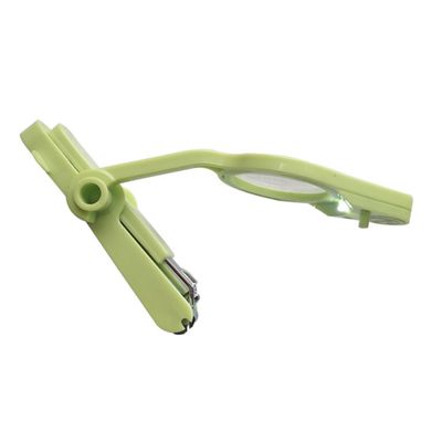 TOYANDONA Magnified Nail Clippers for Boys and Girls Babies Nail Trimmer Lighted Magnifier Metal Material Safe for Little Ones