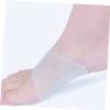 HAPINARY 2pairs Durable Flatfoot Orthotic Shoe Cushions Silicone Insoles for Arch Support and Flat Foot Correction Comfortable Gel Pads for Men and Women White and Skin Color Options view 2