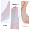HAPINARY 2pairs Durable Flatfoot Orthotic Shoe Cushions Silicone Insoles for Arch Support and Flat Foot Correction Comfortable Gel Pads for Men and Women White and Skin Color Options view 4