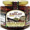 Don Emilio Cacahuate y Semillas Artisanal Salsa Macha Authentic Mexican Spicy Chili Oil Oil Glass Jar 9 oz view 1