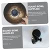 JEWEDECO 2pcs Singing Bowl Suction Cups Bowl Suction Handles for Sound Therapy Yoga Practice view 4