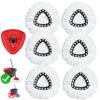 7 Pack Mop Head Replacement Compatible with O Cedar EasyWring Spin Mop 1-Tank System Microfiber | Mop Replace Refills for Ocedar 100% Microfiber, Machine Washable Easy-to-Replace Not for 2-Tank view 1