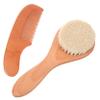 HAPINARY 1set Hair Brush Set Newborn Wool Brush Comb for Hair Care Gentle Scalp Massage for Relaxation for Daily Use view 1